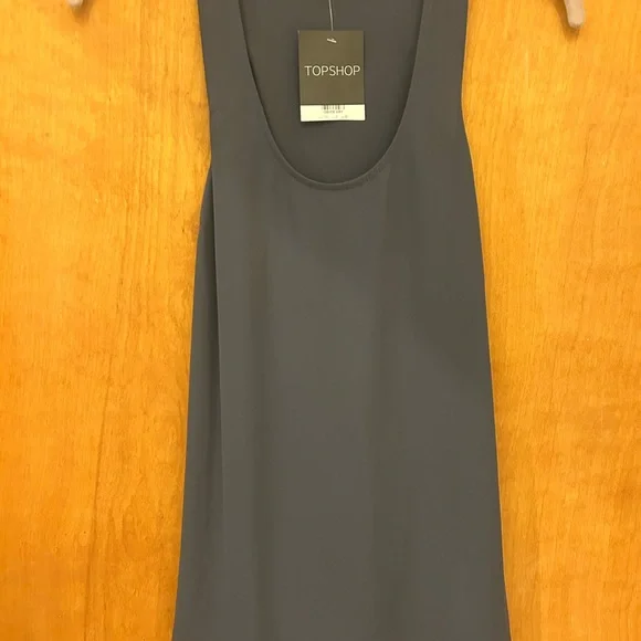 Topshop Charcoal Sleeveless Top - Picture 2 of 5